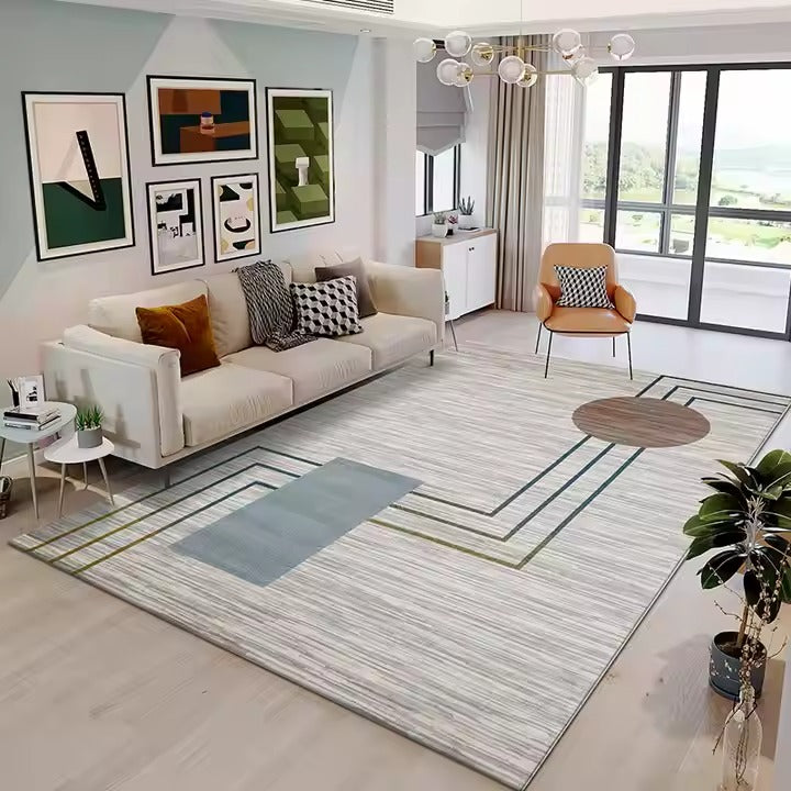 Premium Square Carpet for Living Room – Soft, Modern Home Flooring Décor (Large Size)